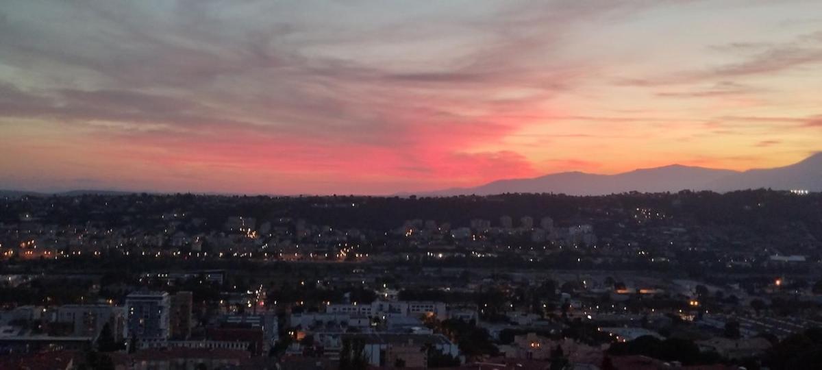 Vue Mer Et Montagne Panoramique Ницца Экстерьер фото